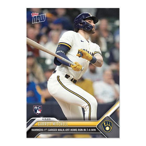 2023 Topps Now #56 Garrett Mitchell