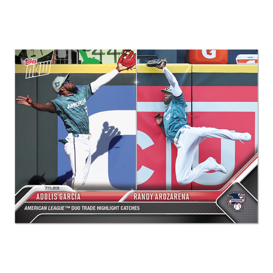 2023 Topps Now #562 Adolis Garcia/Randy Arozarena