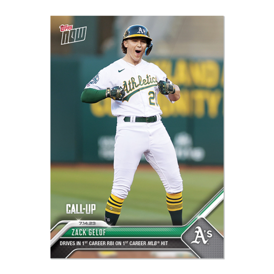 2023 Topps Now #568 Zack Gelof Call Up