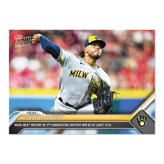 2023 Topps Now #570 Milwaukee Brewers