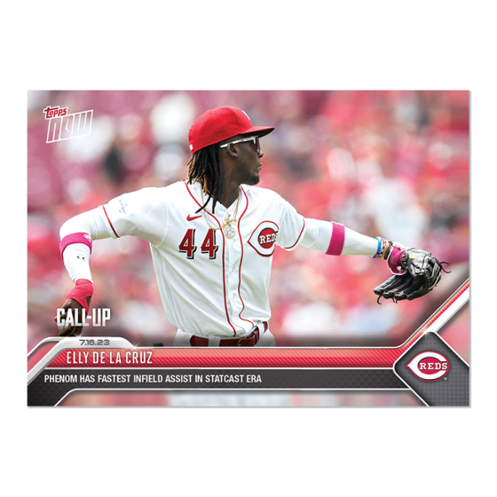 2023 Topps Now #575 Elly De La Cruz