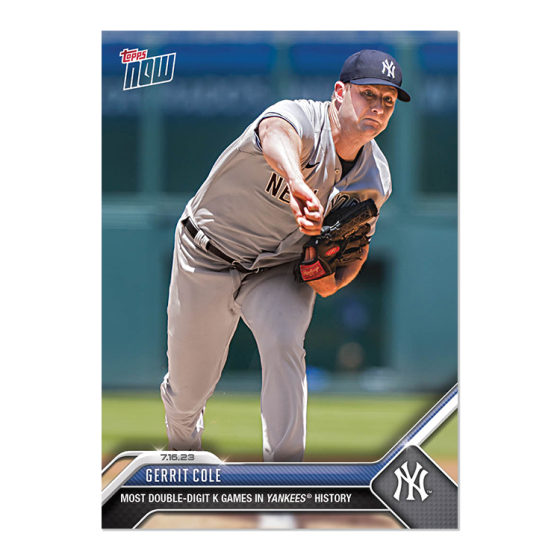 2023 Topps Now #577 Gerrit Cole