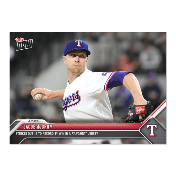 2023 Topps Now #58 Jacob deGrom