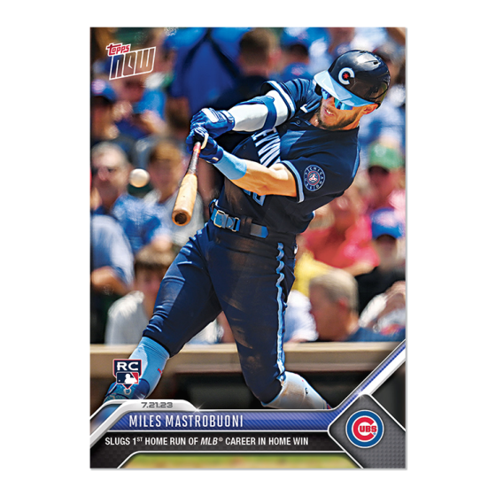 2023 Topps Now #596 Miles Mastrobuoni