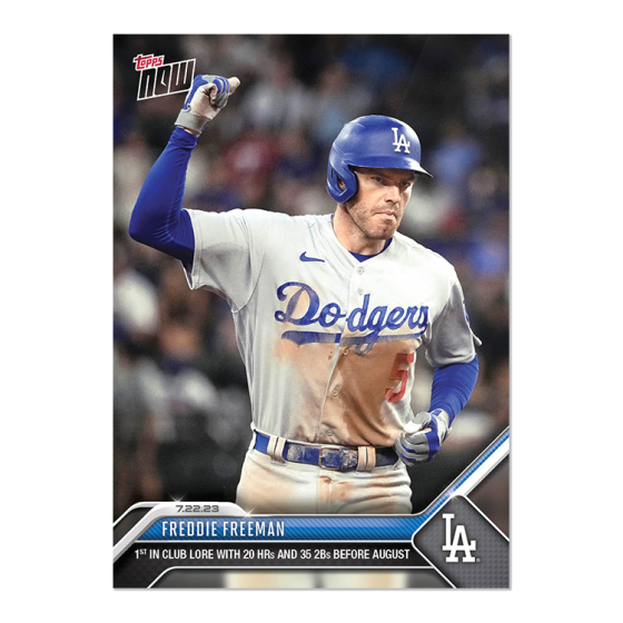 2023 Topps Now #601 Freddie Freeman