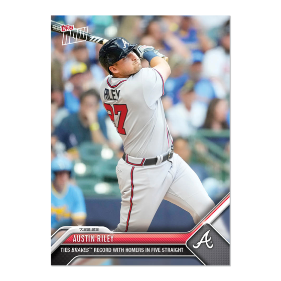 2023 Topps Now #604 Austin Riley