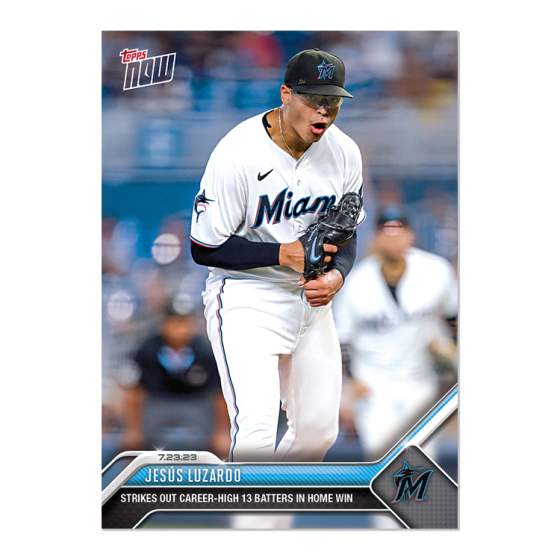 2023 Topps Now #606 Jesus Luzardo