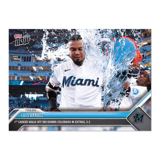 2023 Topps Now #607 Luis Arraez