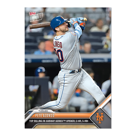 2023 Topps Now #615 Pete Alonso