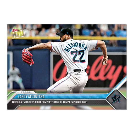 2023 Topps Now #620 Sandy Alcantara