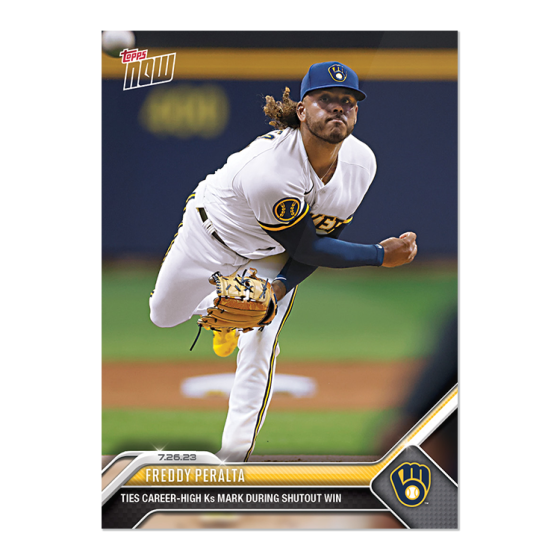 2023 Topps Now #621 Freddy Peralta