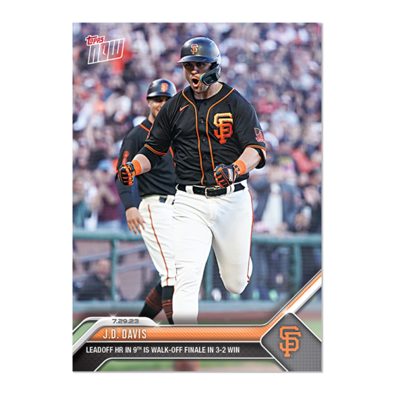2023 Topps Now #632 J.D. Davis