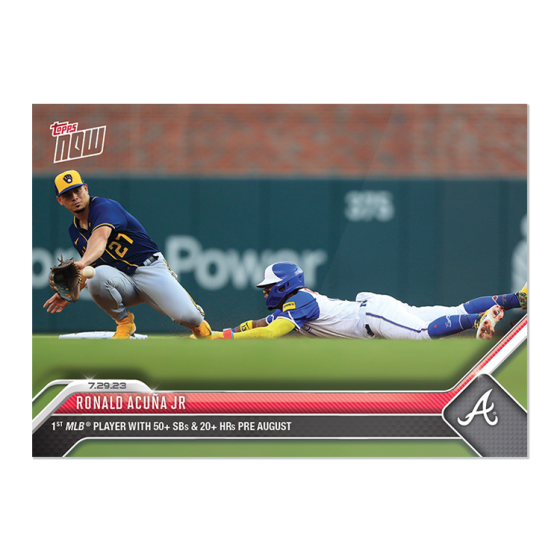2023 Topps Now #633 Ronald Acuña Jr.