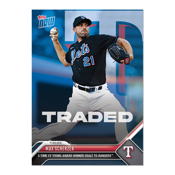 2023 Topps Now #634 Max Scherzer