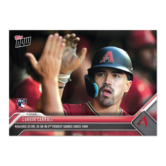 2023 Topps Now #638 Corbin Carroll