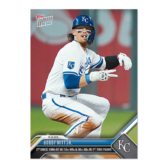 2023 Topps Now #645 Bobby Witt Jr.