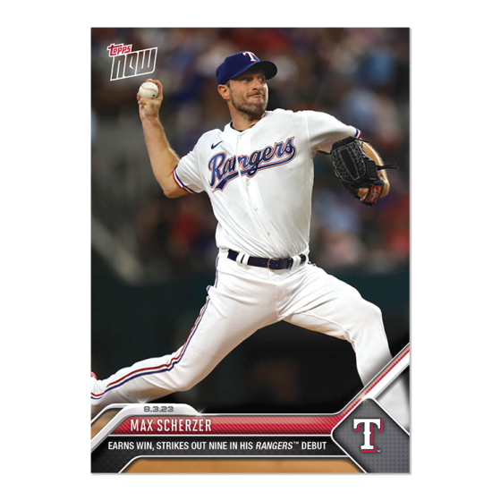 2023 Topps Now #650 Max Scherzer