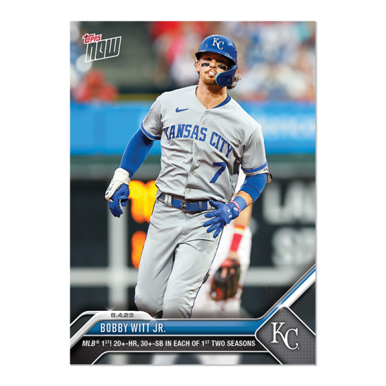 2023 Topps Now #652 Bobby Witt Jr.