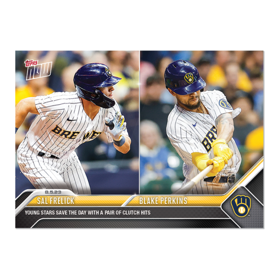 2023 Topps Now #661 Sal Frelick/Blake Perkins