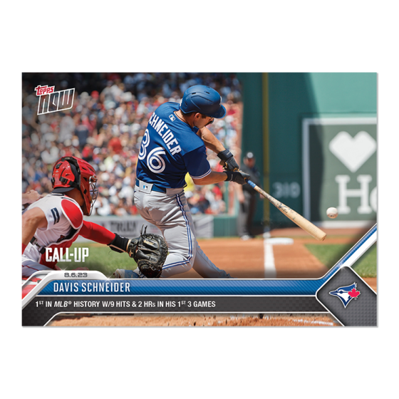 2023 Topps Now #666 Davis Schneider