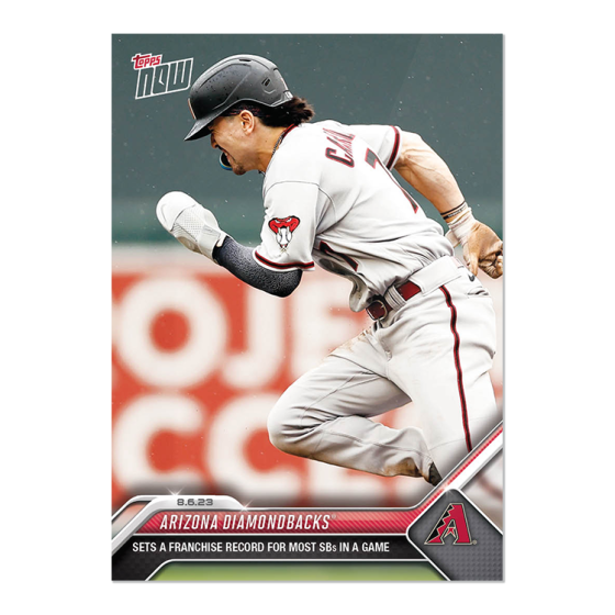 2023 Topps Now #667 Arizona Diamondbacks (Corbin Carroll Pictured)