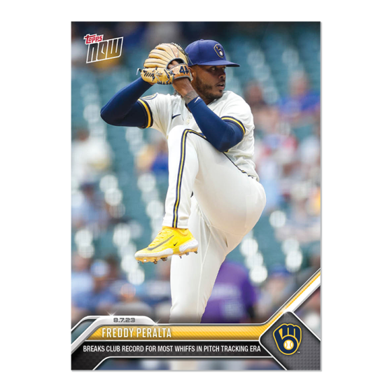2023 Topps Now #671 Freddy Peralta