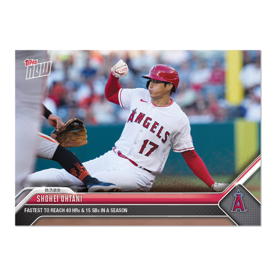 2023 Topps Now #672 Shohei Ohtani