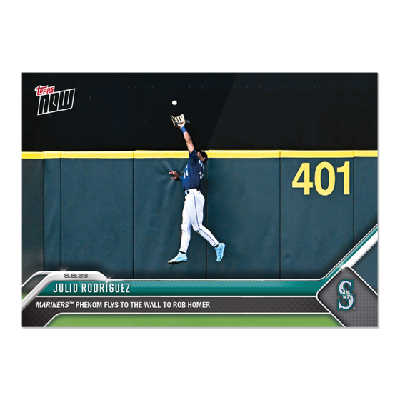 2023 Topps Now #676 Julio Rodríguez