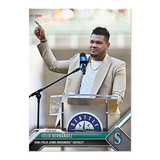 2023 Topps Now #697 Félix Hernández