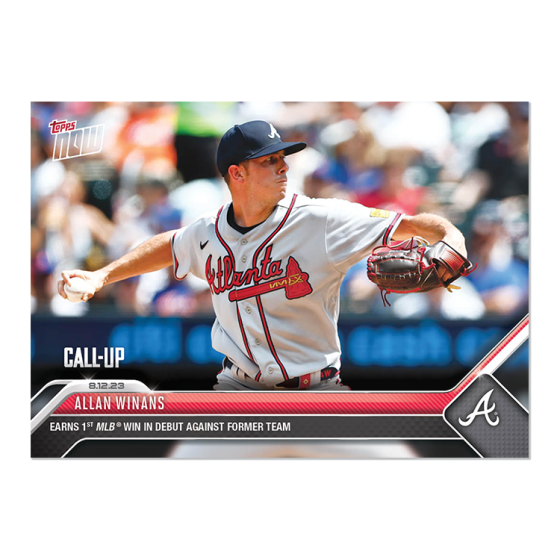 2023 Topps Now #698 Allan Winans