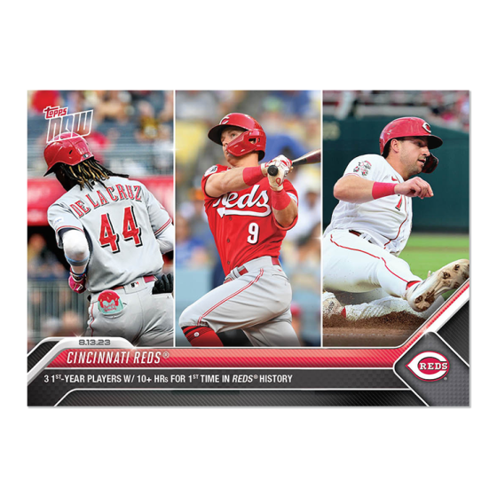 2023 Topps Now #699 Cincinnati Reds 3 1st Year Players "Rookies"