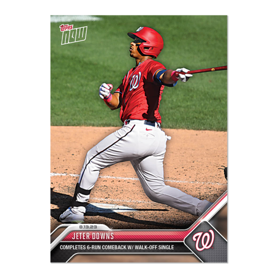 2023 Topps Now #704 Jeter Downs