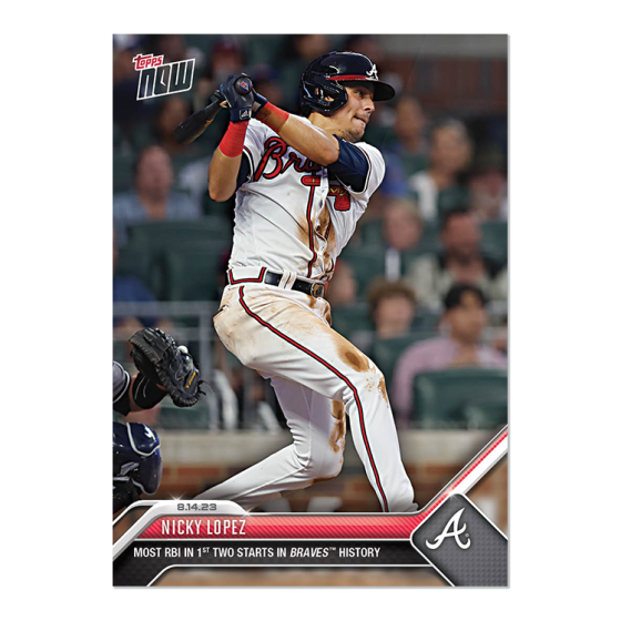 2023 Topps Now #707 Nicky Lopez