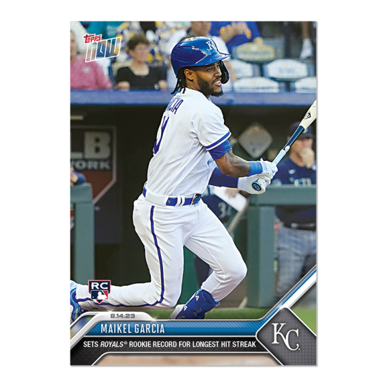 2023 Topps Now #711 Maikel Garcia