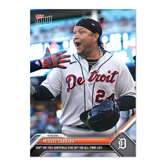 2023 Topps Now #712 Miguel Cabrera