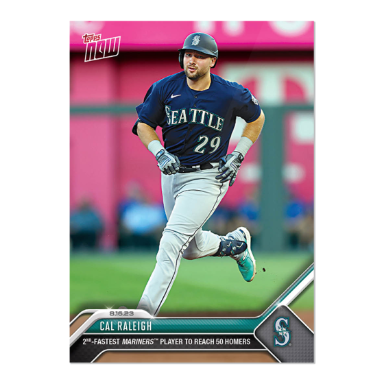 2023 Topps Now #714 Cal Raleigh