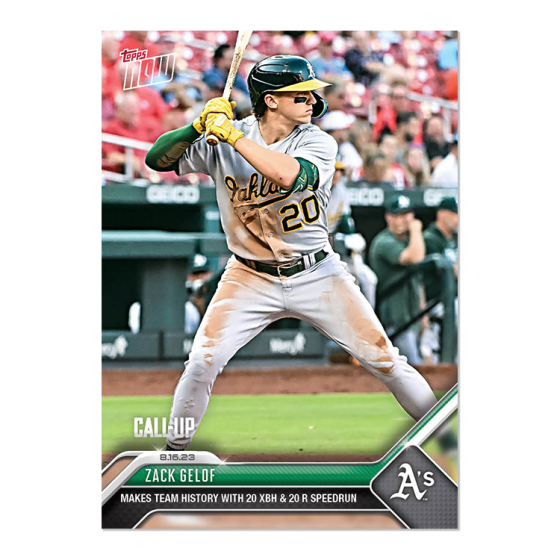 2023 Topps Now #715 Zack Gelof Call Up