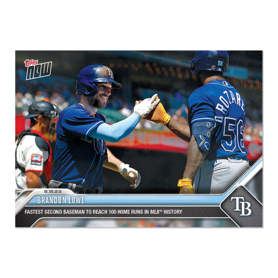 2023 Topps Now #717 Brandon Lowe