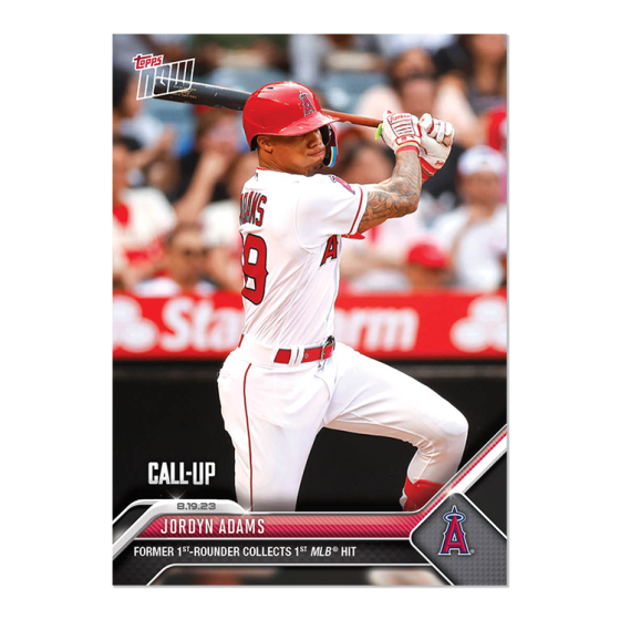 2023 Topps Now #734 Jordyn Adams Call Up