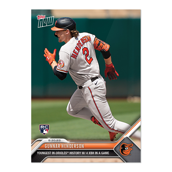 2023 Topps Now #738 Gunnar Henderson
