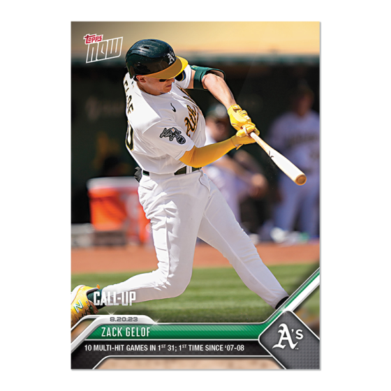 2023 Topps Now #739 Zack Gelof