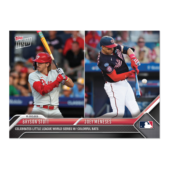 2023 Topps Now #740 Bryson Stott & Joey Meneses