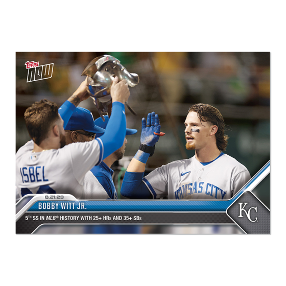 2023 Topps Now #743 Bobby Witt Jr.
