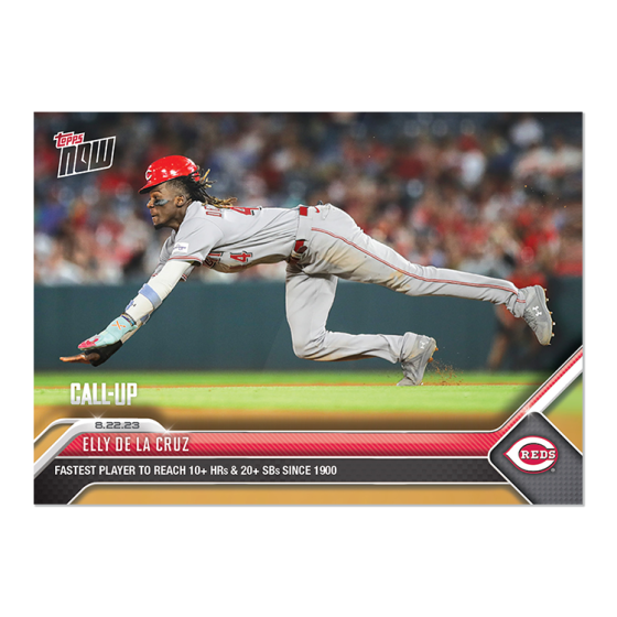 2023 Topps Now #746 Elly De La Cruz