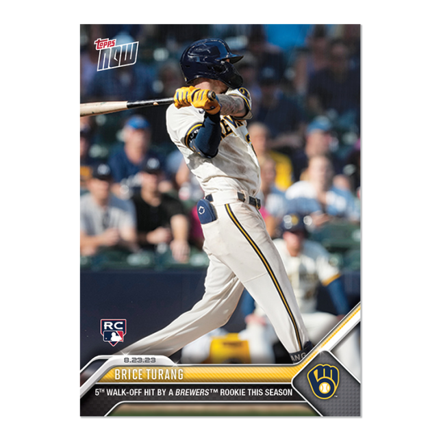 2023 Topps Now #753 Brice Turang