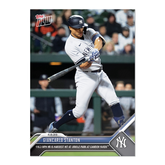 2023 Topps Now #76 Giancarlo Stanton