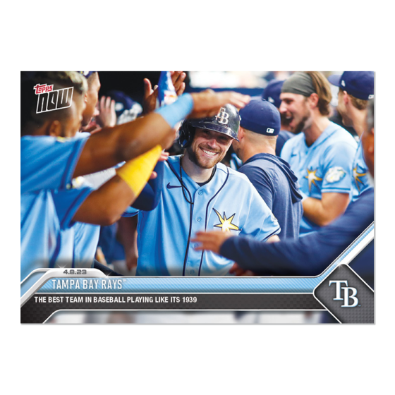 2023 Topps Now #77 Tampa Bay Rays