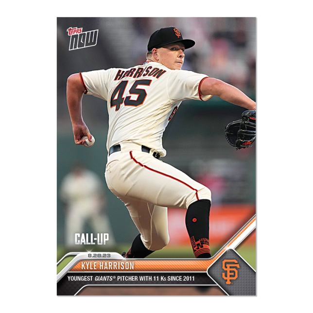 2023 Topps Now #780 Kyle Harrison