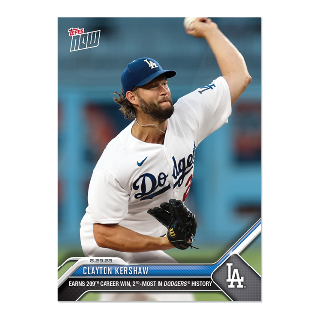 2023 Topps Now #783 Clayton Kershaw
