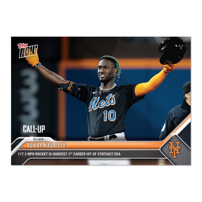 2023 Topps Now #796 Ronny Mauricio